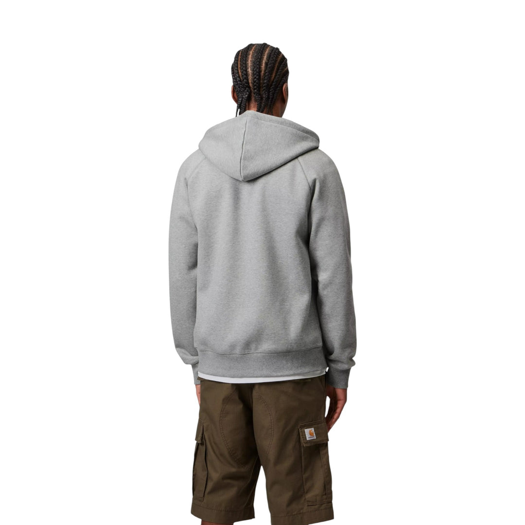 Chaqueta con capucha Chase Gris jaspeado / Dorado