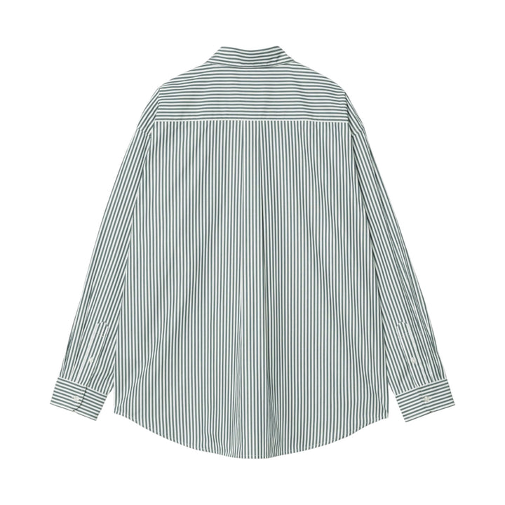 Camisa de manga larga Daldry Shirt Daldry Stripe, Office Azul/Blanco