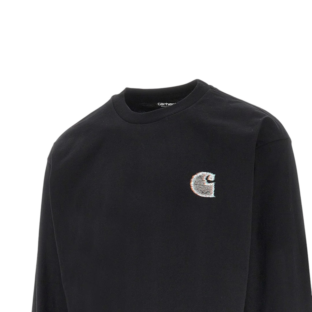 Camiseta L/S Mind Your Head negra