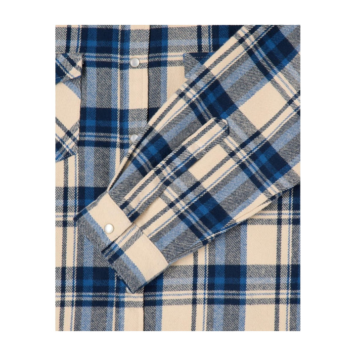 CAMISA WESTERN LS JAPAN AZUL MARINO / AZUL