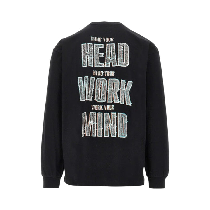 Camiseta L/S Mind Your Head negra