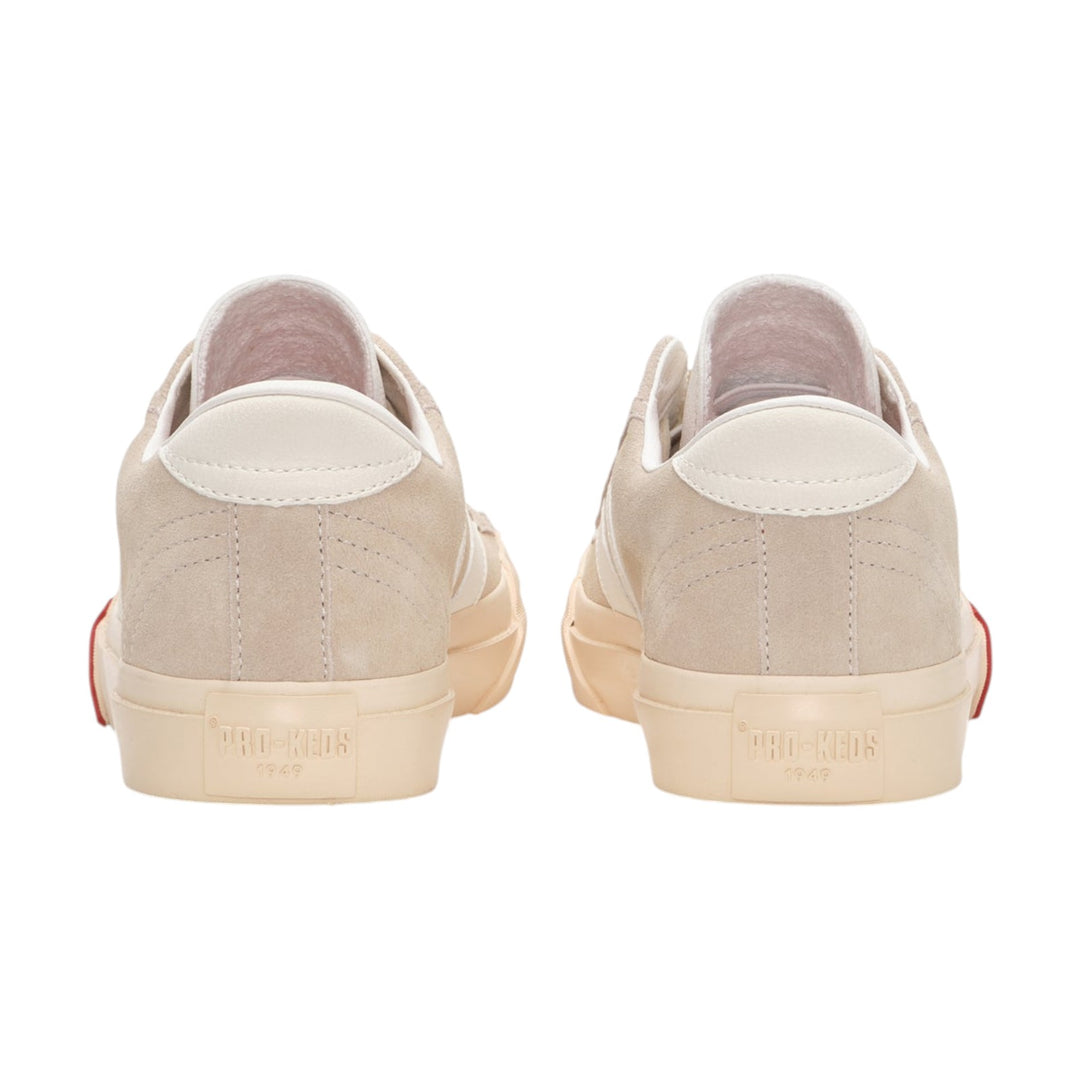 Royal Classic en piel de ante beige blanco