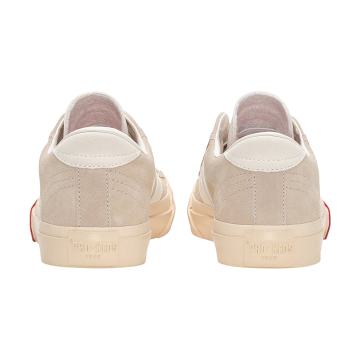 Royal Classic en piel de ante beige blanco