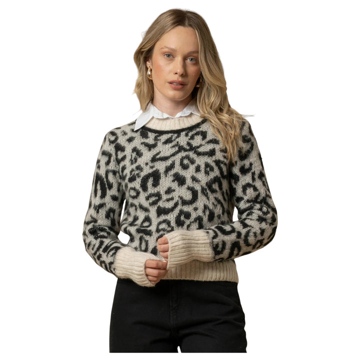 JERSEY PIENZA CON ESTAMPADO DE MANCHAS