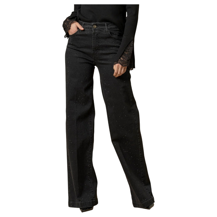 DENIM DONVINA STRASS NEGRO