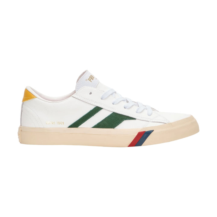 Royal Classic en piel blanca y verde