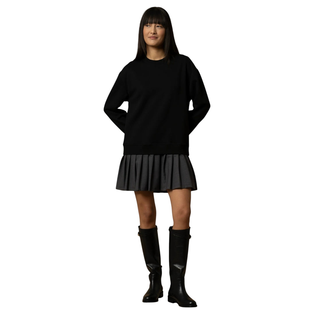 VESTIDO ANAND GRIS-NEGRO