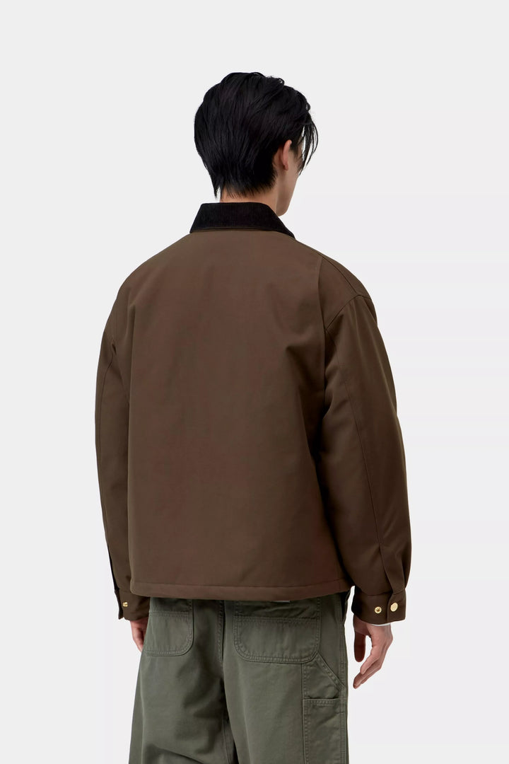 QUENTIN JACKET TOBACCO/BLACK
