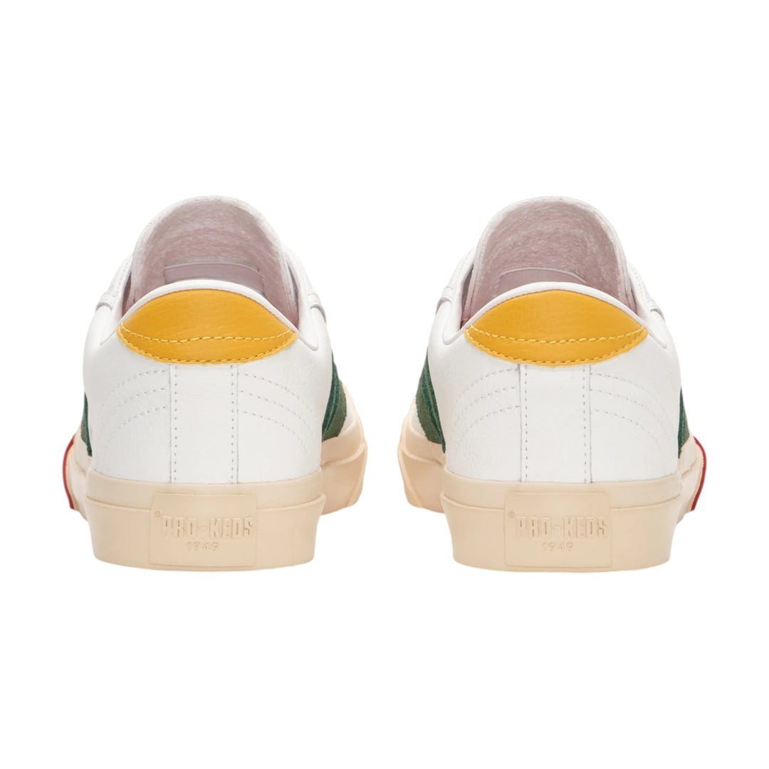 Royal Classic en piel blanca y verde