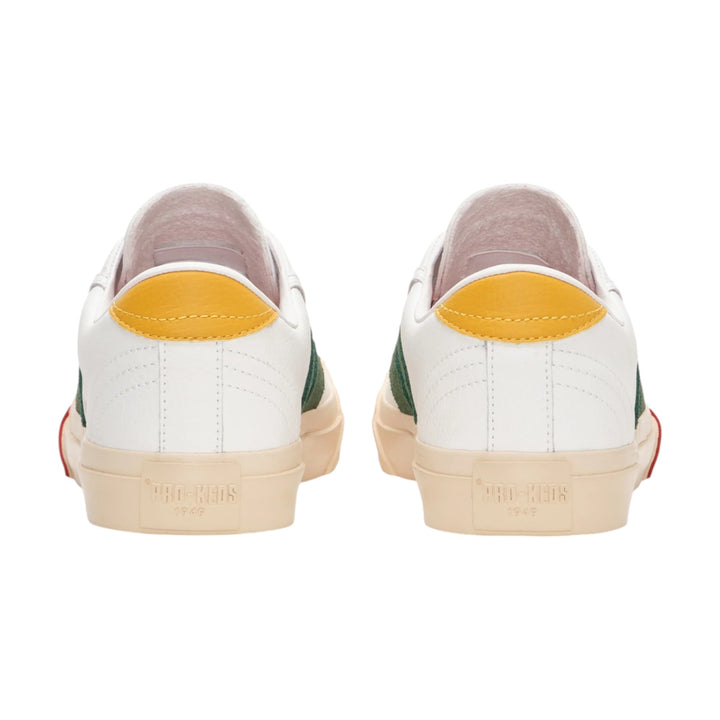 Royal Classic en piel blanca y verde