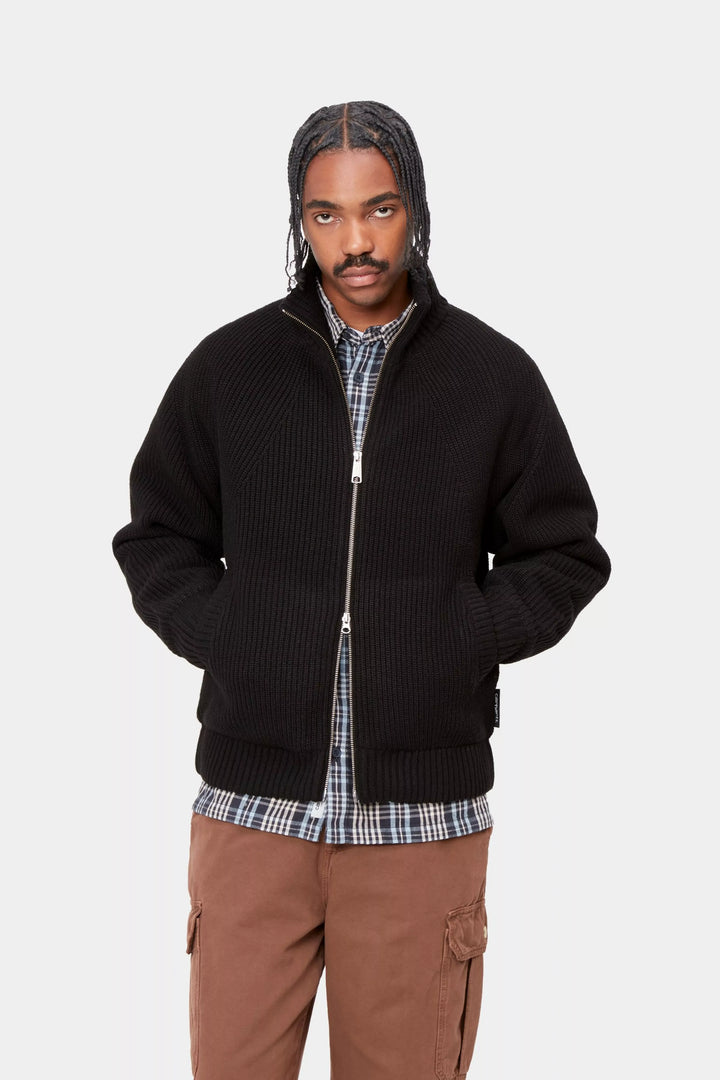 BANLEY SWEATER JACKET BLACK