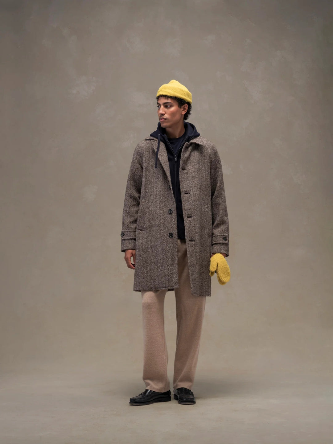 ABRIGO REGLAN DE LANA VIRGEN CORTEZA