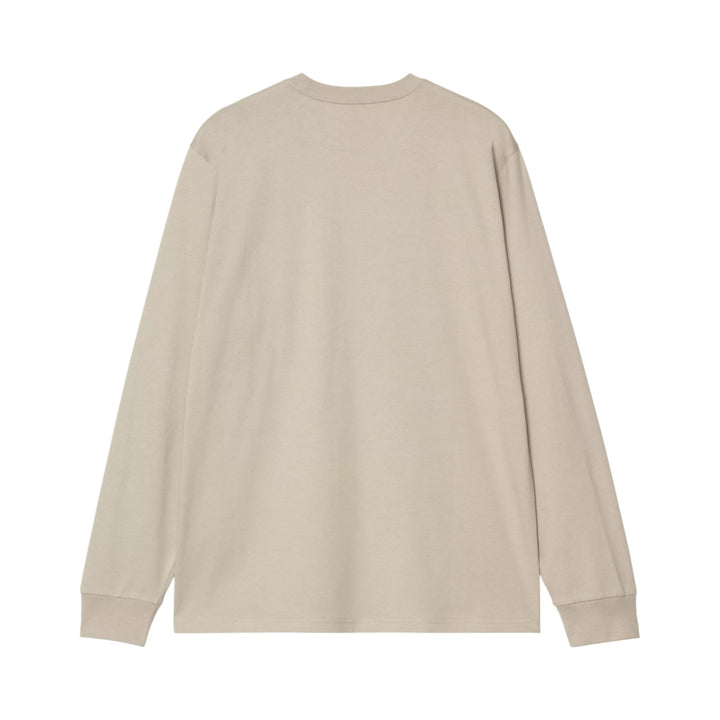 Camiseta L/S Pocket Camiseta Puddle Beige