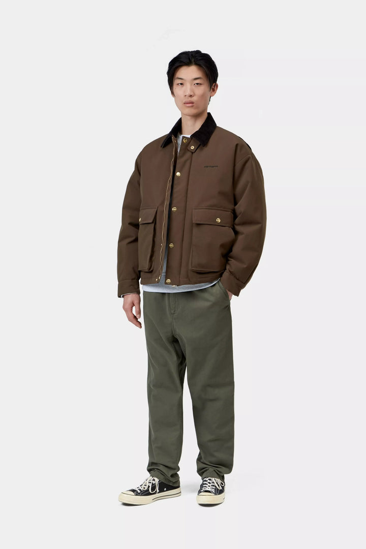 QUENTIN JACKET TOBACCO/BLACK