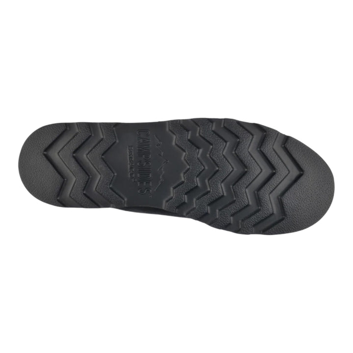 BOTINES SLIP ON DE PIEL DE ante NEGROS