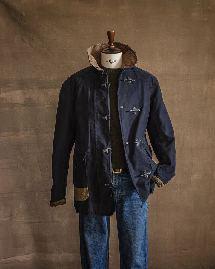 FIREMAN JUNGLE CLOTH JKT BEDFORD AZUL