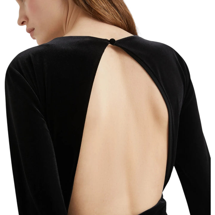 Vestido de jersey RICORSO NEGRO