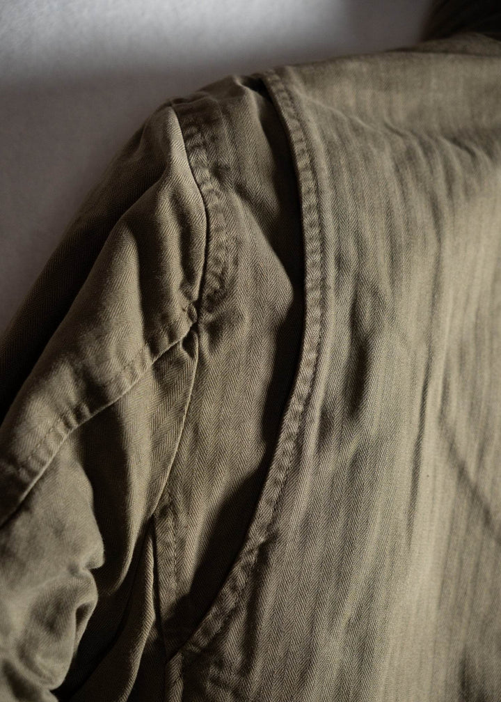 Chaqueta M65 HERRINGBONE VERDE