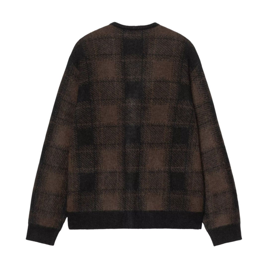 Everson Cardigan Everson Jacquard, Negro / Palisandro