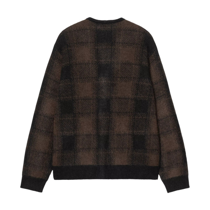 Everson Cardigan Everson Jacquard, Negro / Palisandro