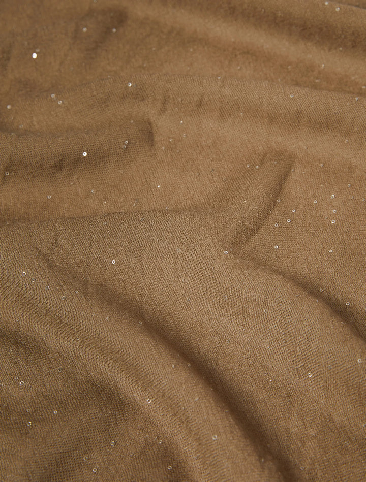 Estola-pañuelo-capa CIOCCA VERDE KAKI