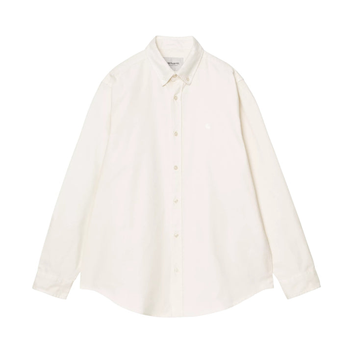 Camisa Bolton de manga larga blanca