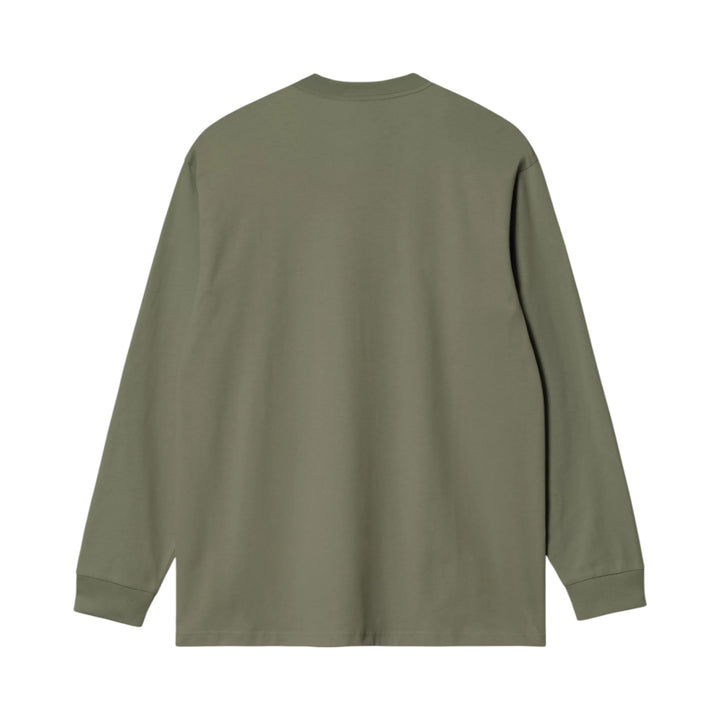 Camiseta L/S Pocket Leaf Verde