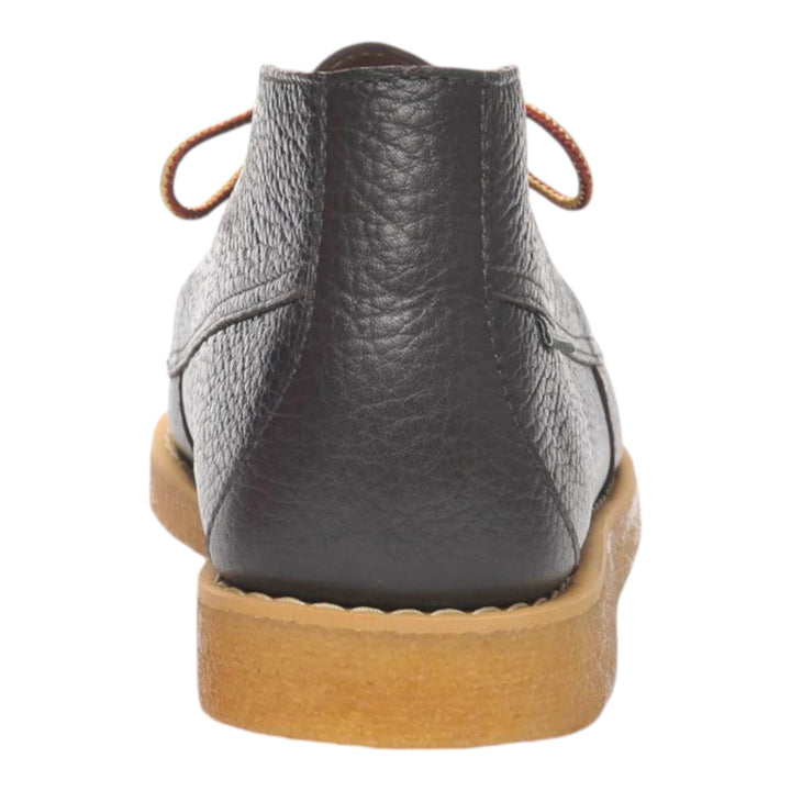 BOTINES CON CORDONES DE CUERO VERDADERO MARRÓN OSCURO