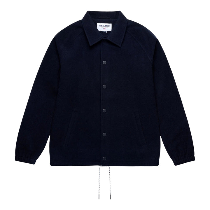 CHAQUETA DE LANA AZUL