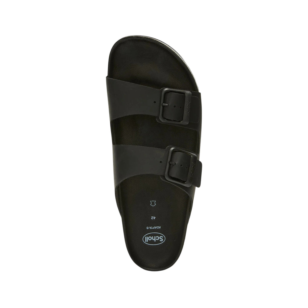SANDALIAS JULIEN EN PIEL ENGRASADA NEGRO