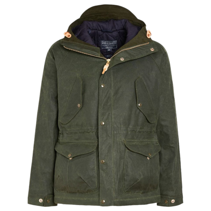 imagen-1-fabricación-ceccarelli-new-fisherman-parka-chaqueta-7091-wx-verde-oscuro