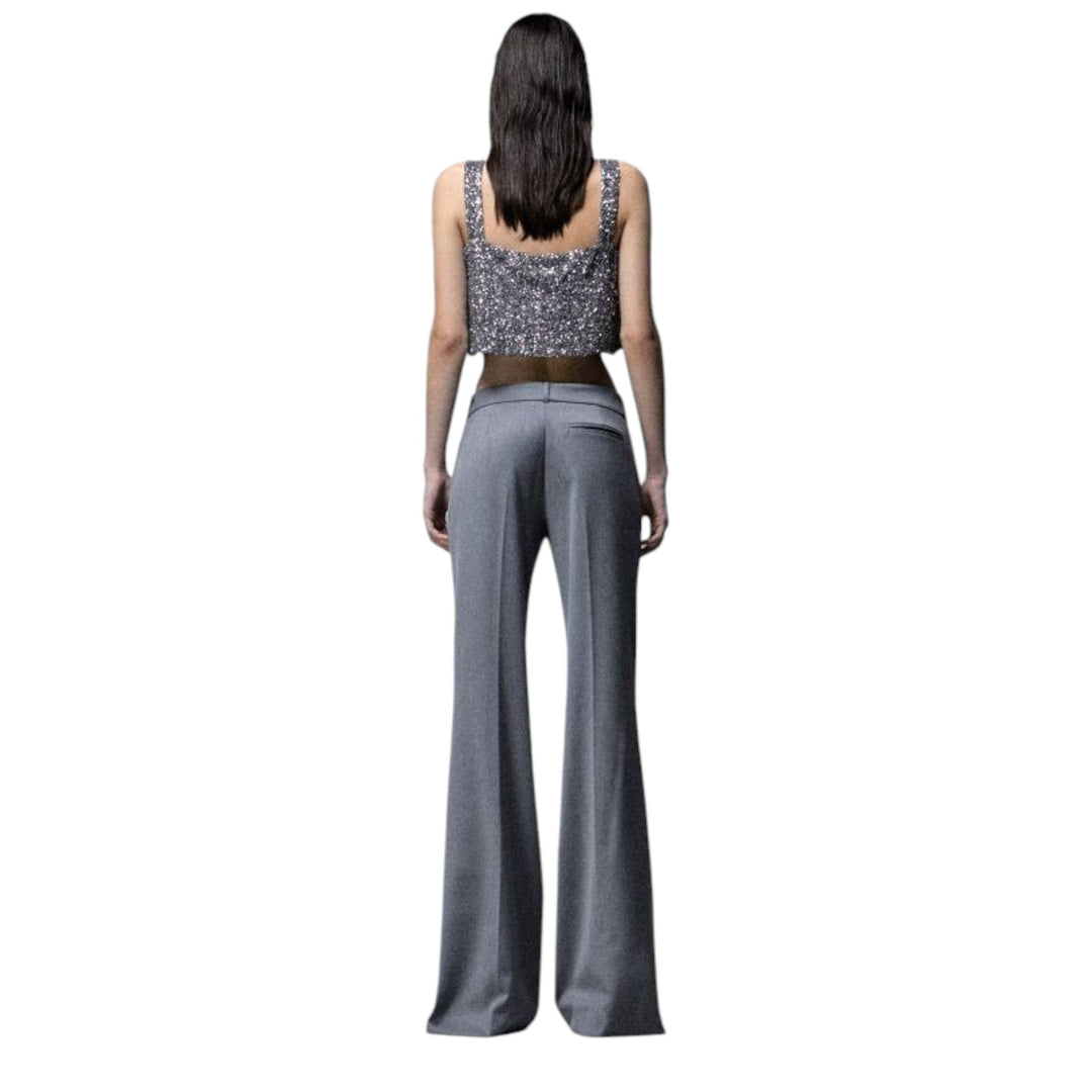 imagen-2-aniye-by-top-corto-con-lentejuelas-y-tirantes-finos-plateado-top-camiseta-crop-top-lux-plateado