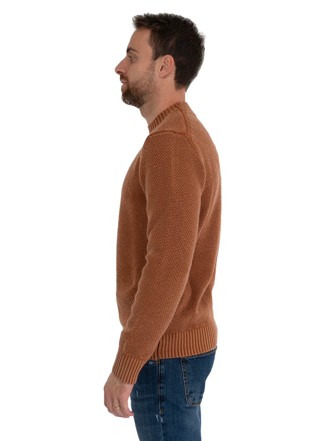 imagen-2-círculo-1901-cuello-lana-virgen-punto-gennaro-terracota-prendas de punto-cn4624-cuello-p-gennaro-almendra