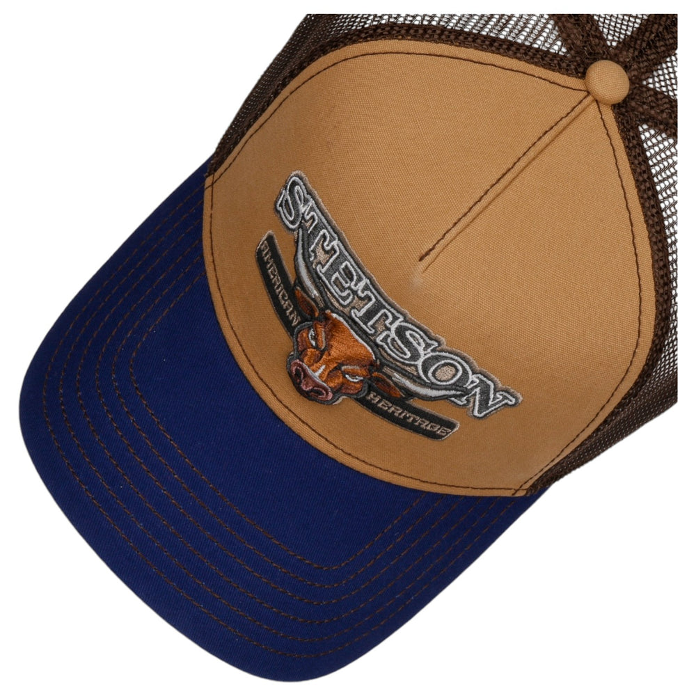 imagen-2-gorra-de-camionero-stetson-bull-marrón-azul-sombreros-7761160-marrónazul