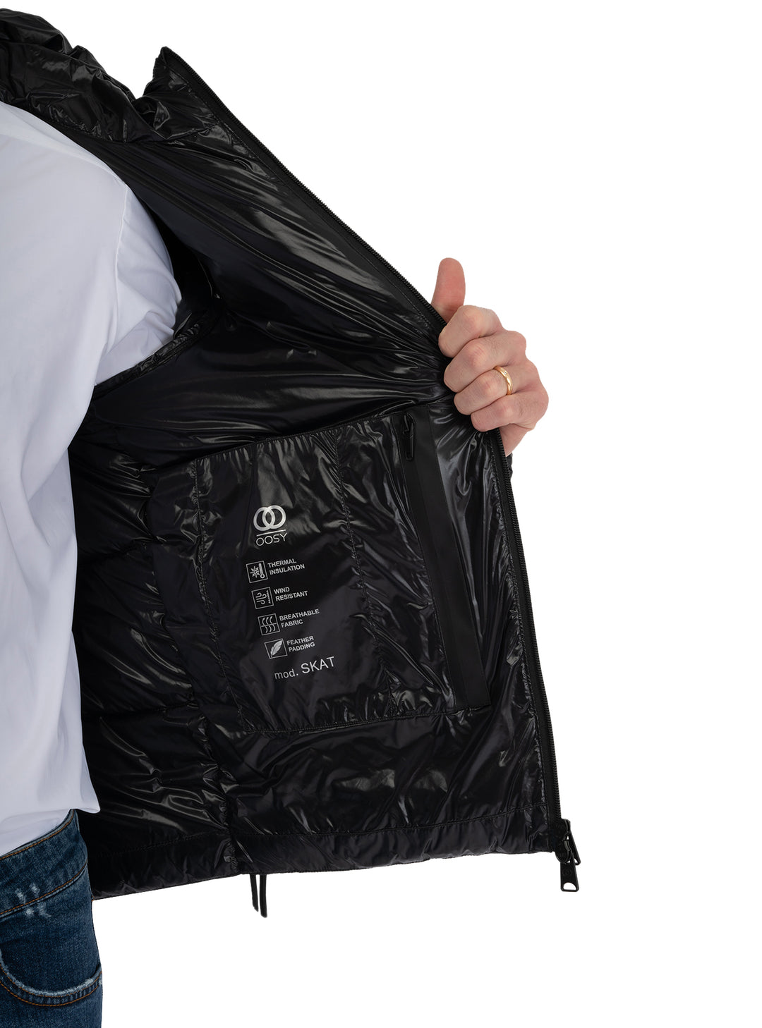 imagen-3-oosy-chaqueta-de-plumón-con-capucha-negra-sy74406-chaqueta-de-plumón-skat-negra