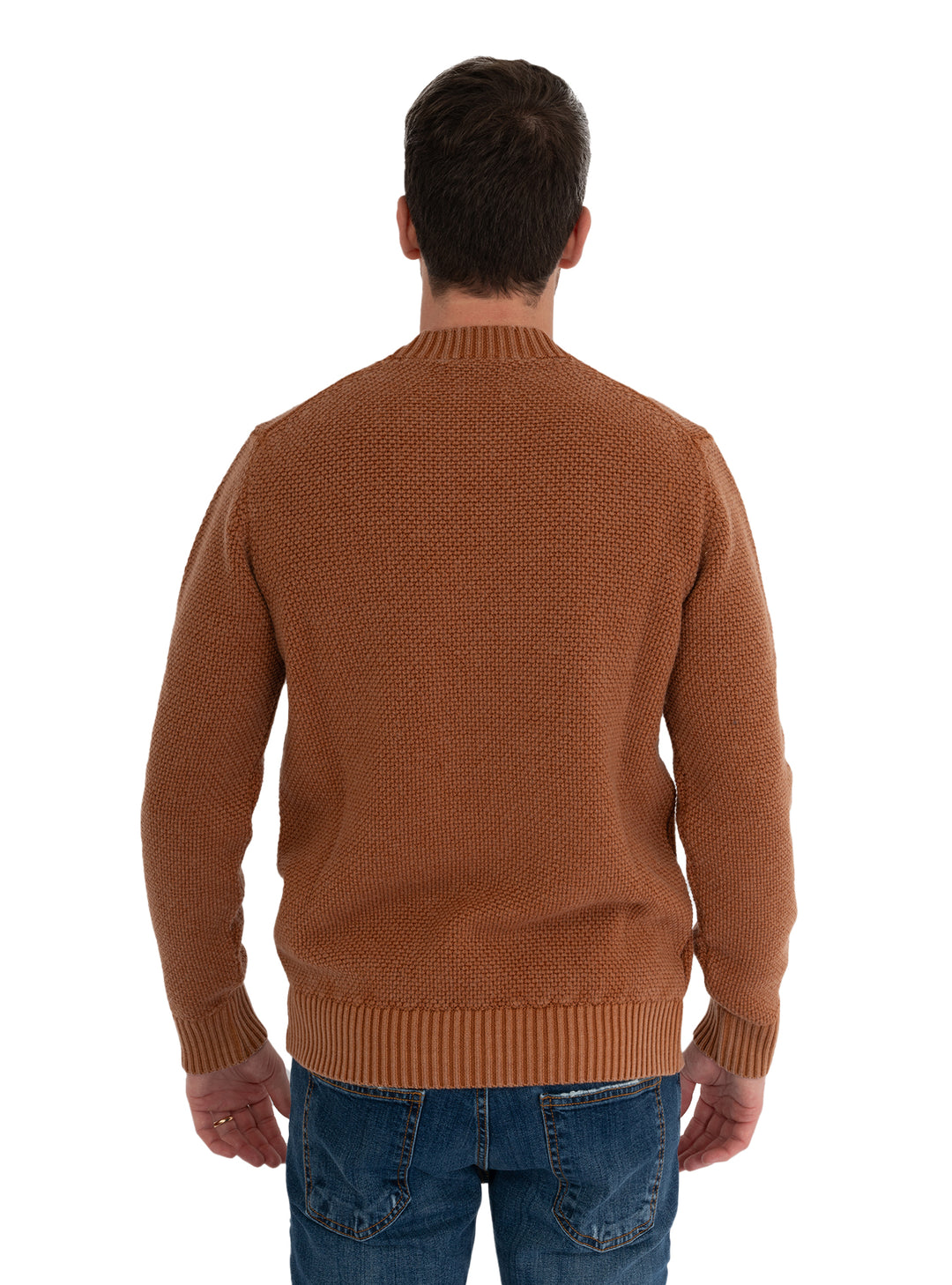 imagen-4-círculo-1901-cuello-lana-virgen-punto-gennaro-terracota-prendas de punto-cn4624-cuello-p-gennaro-almendra