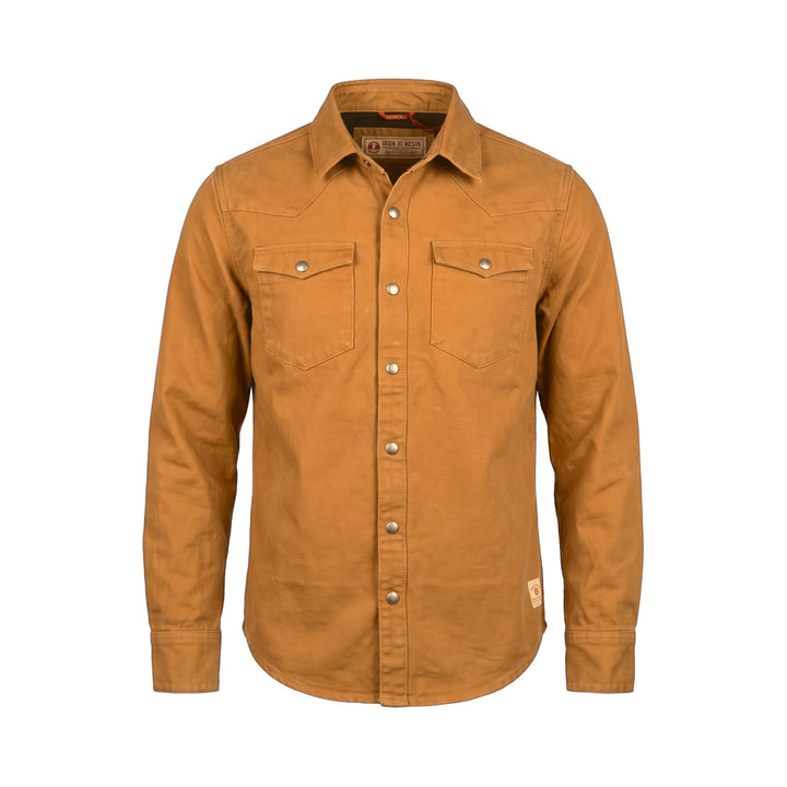 Iron and Resin FENCELINE SHIRT COGNAC Marrone - foto 1