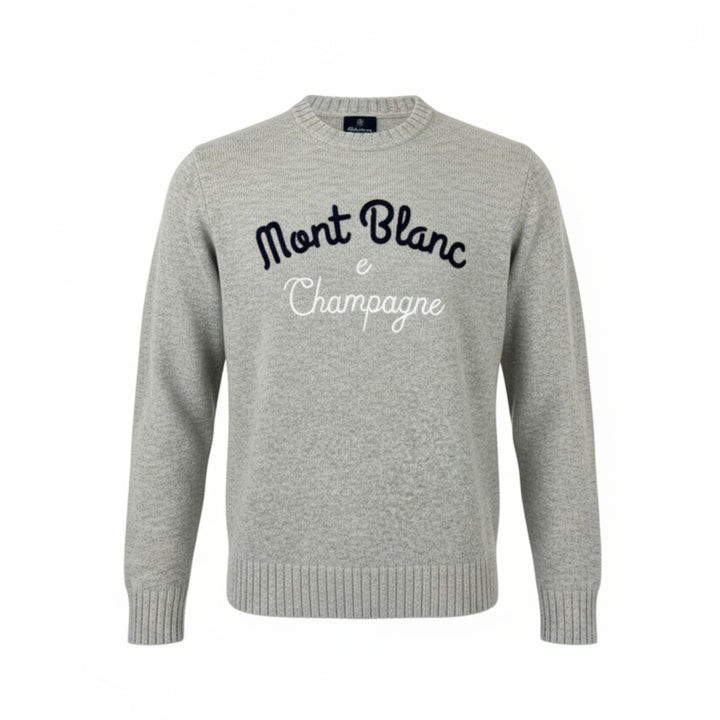 COLLAR CON BORDADO MONT BLANC GRIS