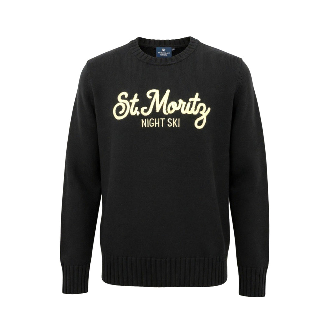 COLLAR CON BORDADO ST. MORITS NEGRO