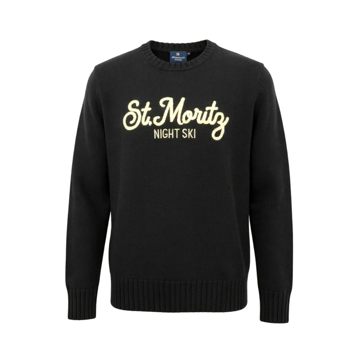 COLLAR CON BORDADO ST. MORITS NEGRO