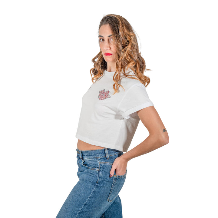 CROP ANIYE KISS BLANCO