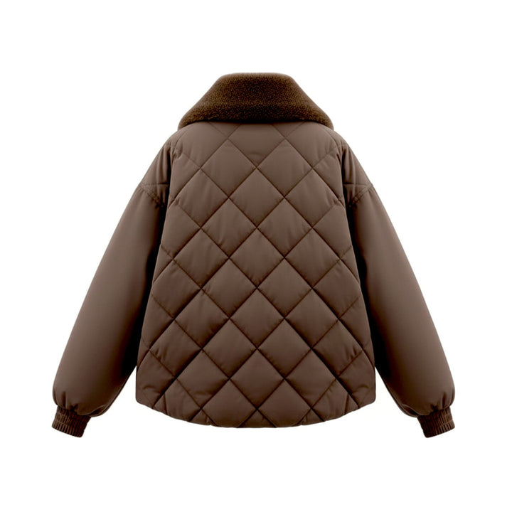 Chaqueta acolchada corta SENIOR MARRÓN