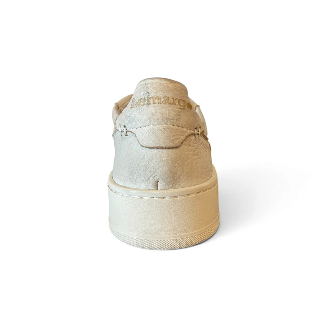 Lemargo SNEAKERS IN PELLE CERVO OSSO Bianco - foto 4