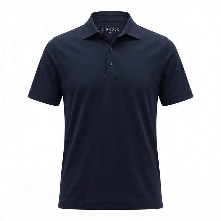 Polo Premium Piqué Azul