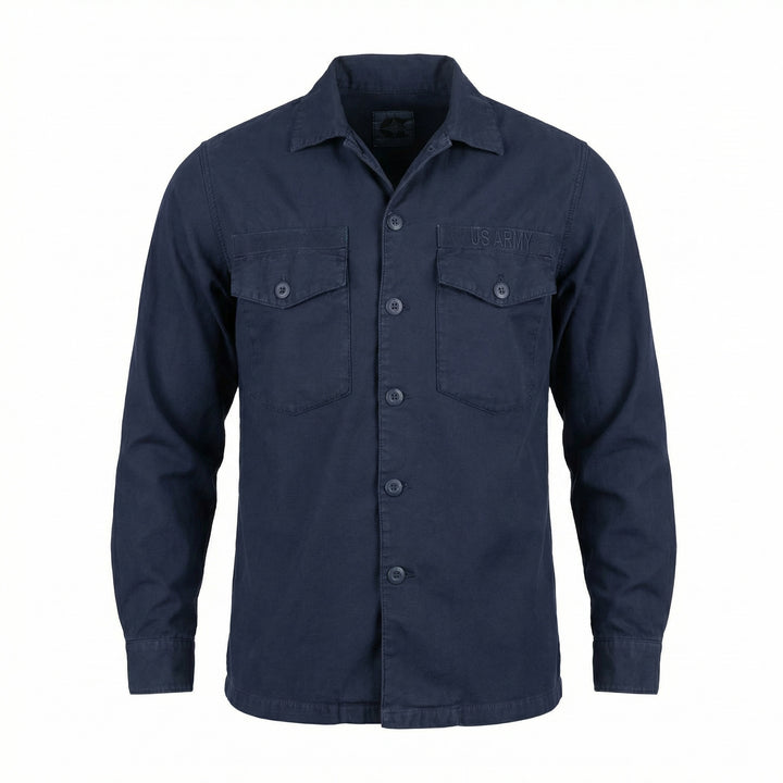 Nam Shirt Manga Larga Jones US Army Navy Blue