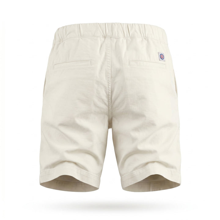 Modfitters SHORT CARDIFF MISTO LINO OLD OFF WHITE Bianco - foto 2