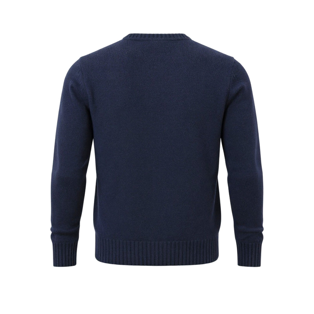 COLLAR CON BORDADO BOMBARDINO AZUL