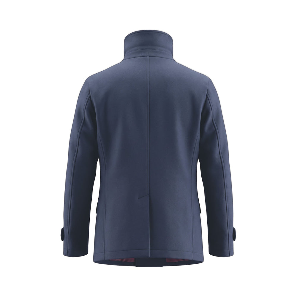 Overiwer PEACOAT IN LANA NAVY Blu - foto 2
