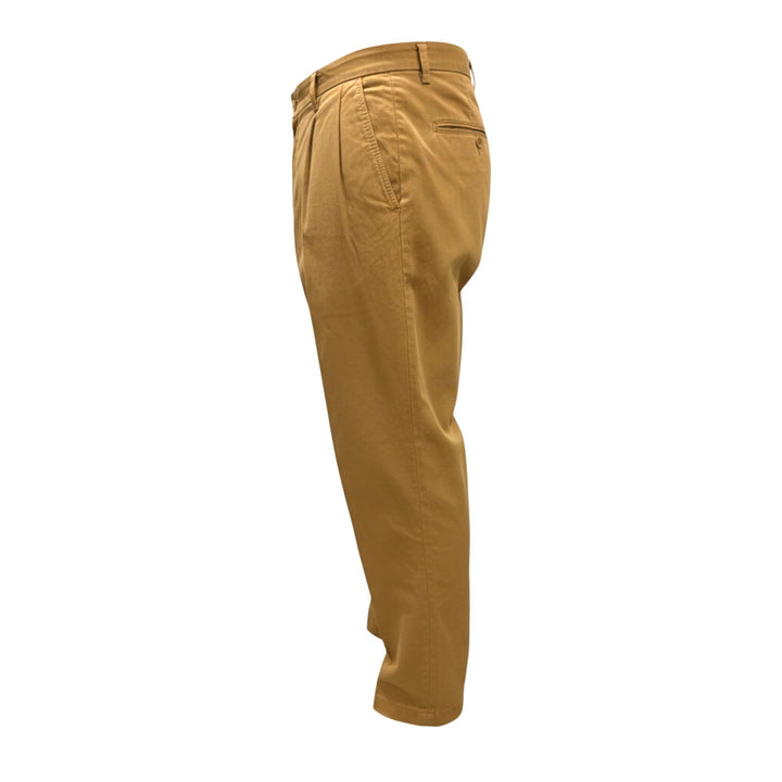 PANTALONES PORTOBELLO DE ALGODÓN COGNAC