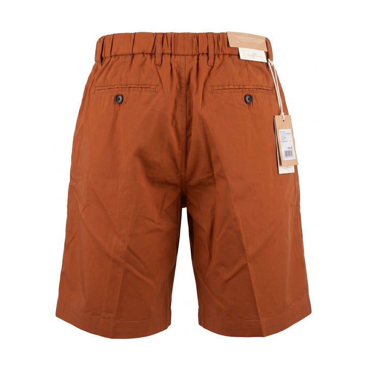 Quattro.Zero BERMUDA TASCA AMERICA UNA PENCIE IN COTONE TERRACOTTA Marrone - foto 3